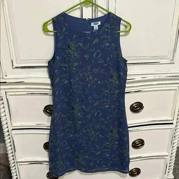 Old Navy Dresses & Skirts - Old Navy Blue Floral Women's Dress